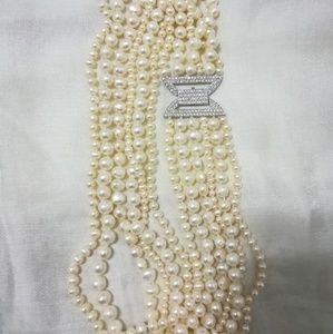 Authentic fresh water pearl necklace